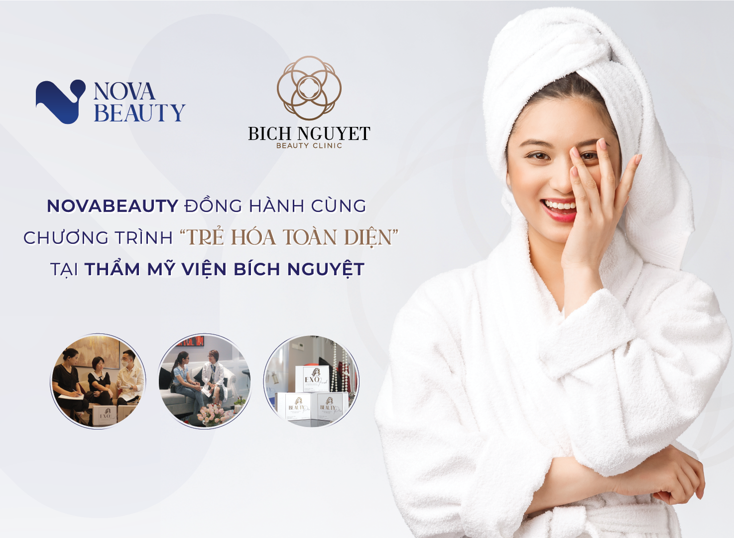 NovaBeauty đồng hành cùng Bich Nguyet Clinic tại sự kiện tư vấn sắc đẹp lớn nhất tháng 9
