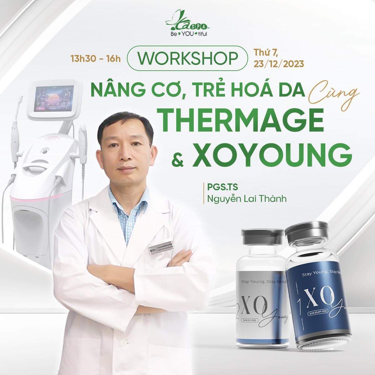 “Nâng cơ, trẻ hoá da” cùng sản phẩm mới XOYoung trong sự kiện làm đẹp NovaBeauty x TASpa